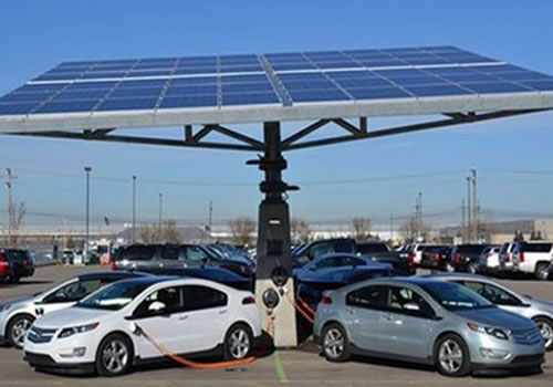 solar powered charging system- service